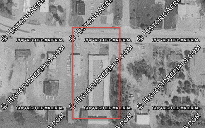 Currys Inn (Currys Motel) - 1973 Aerial (newer photo)